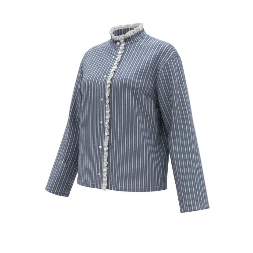 Chemise Charlotte Bleue