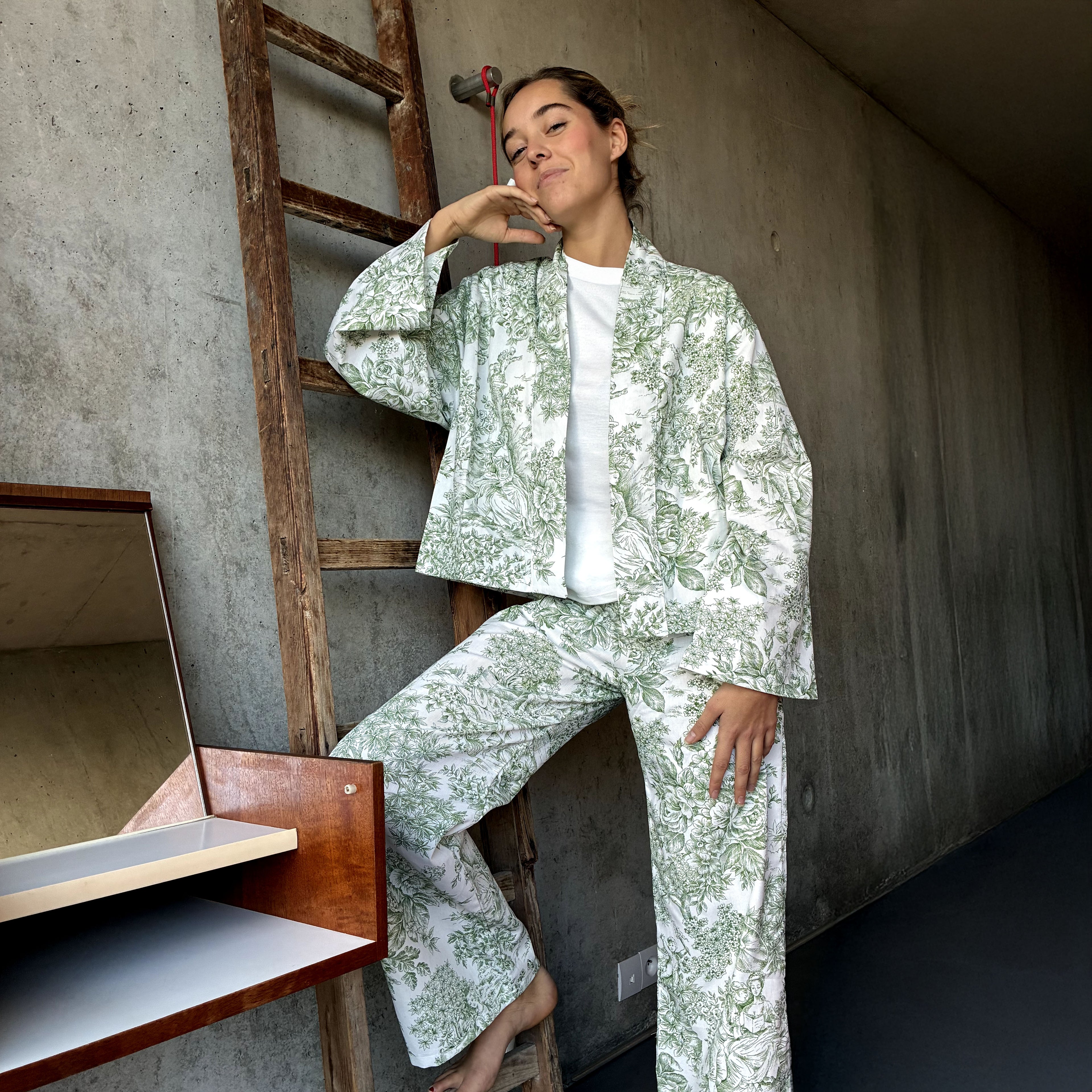 Kimono Lamballe Vert