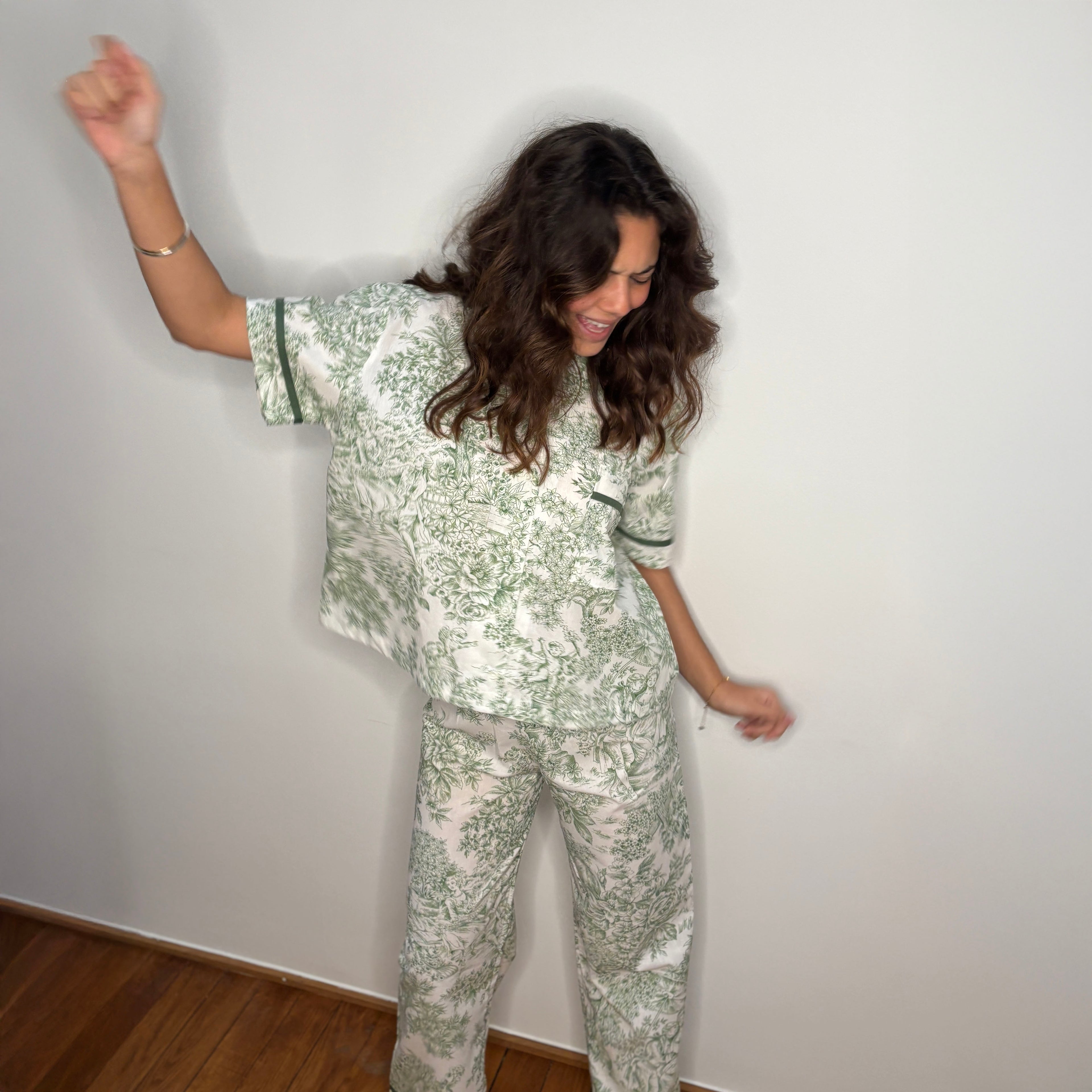 Haut de pyjama Trianon Vert