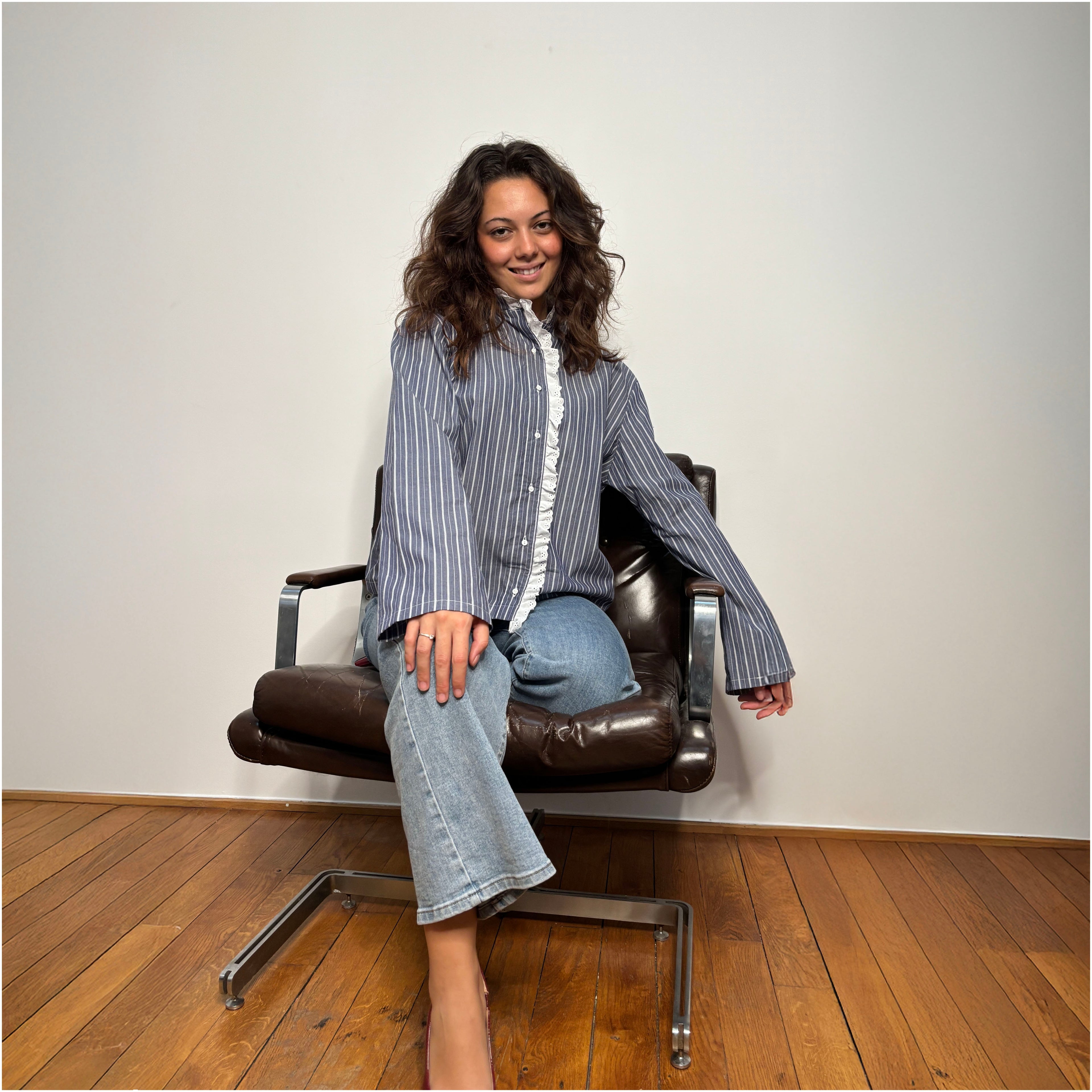 Chemise Charlotte Bleue