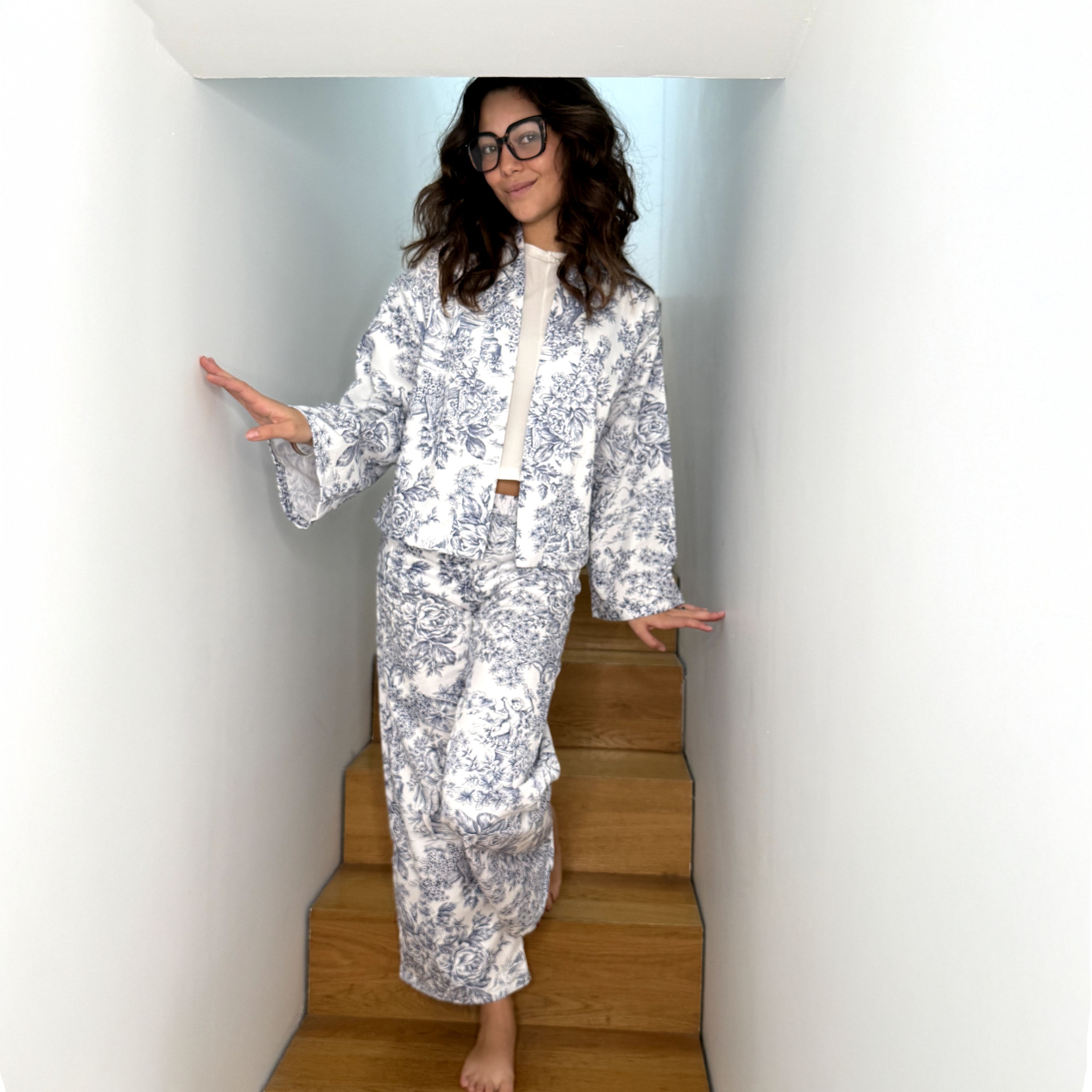 Kimono Lamballe Bleu