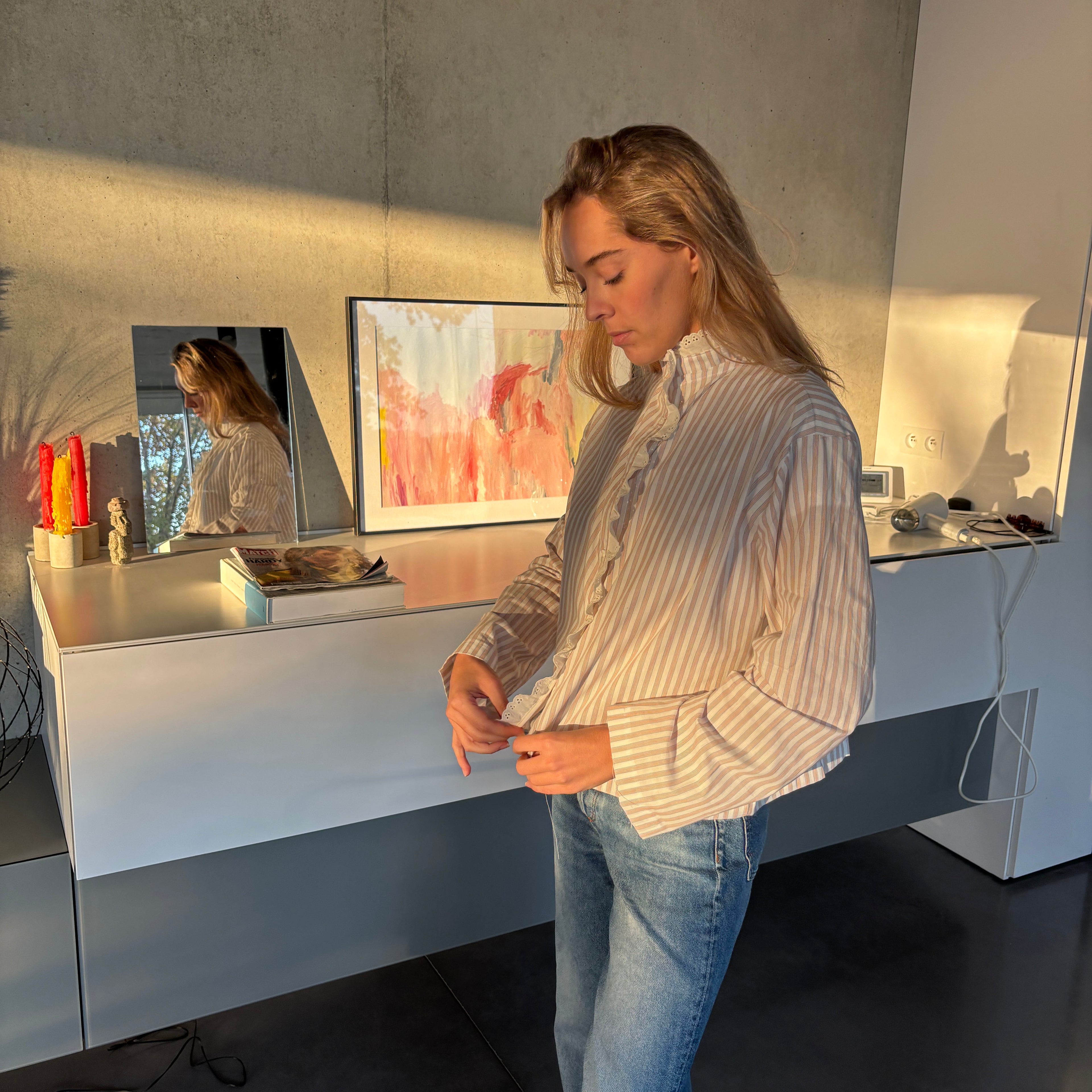 Chemise Charlotte Beige