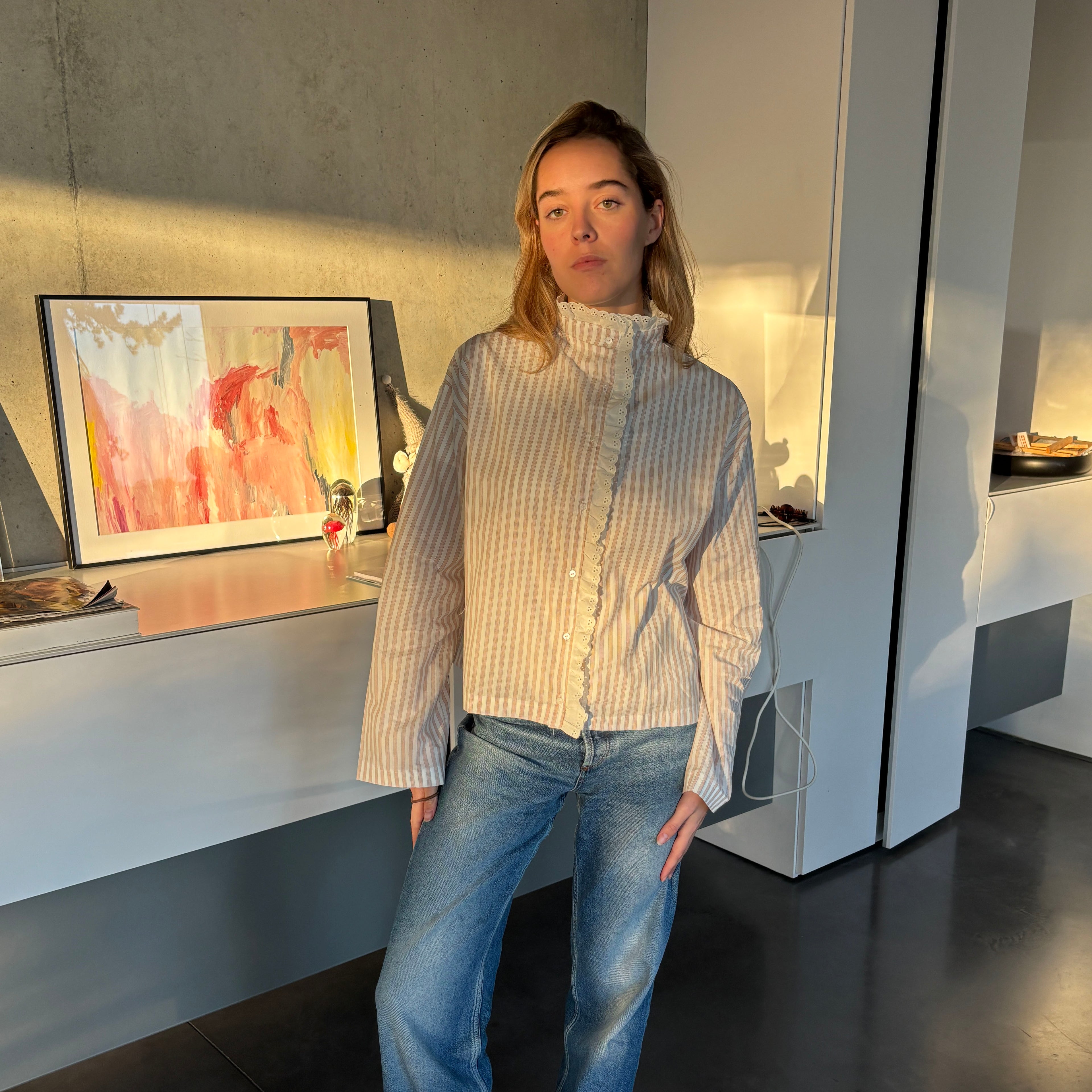 Chemise Charlotte Beige