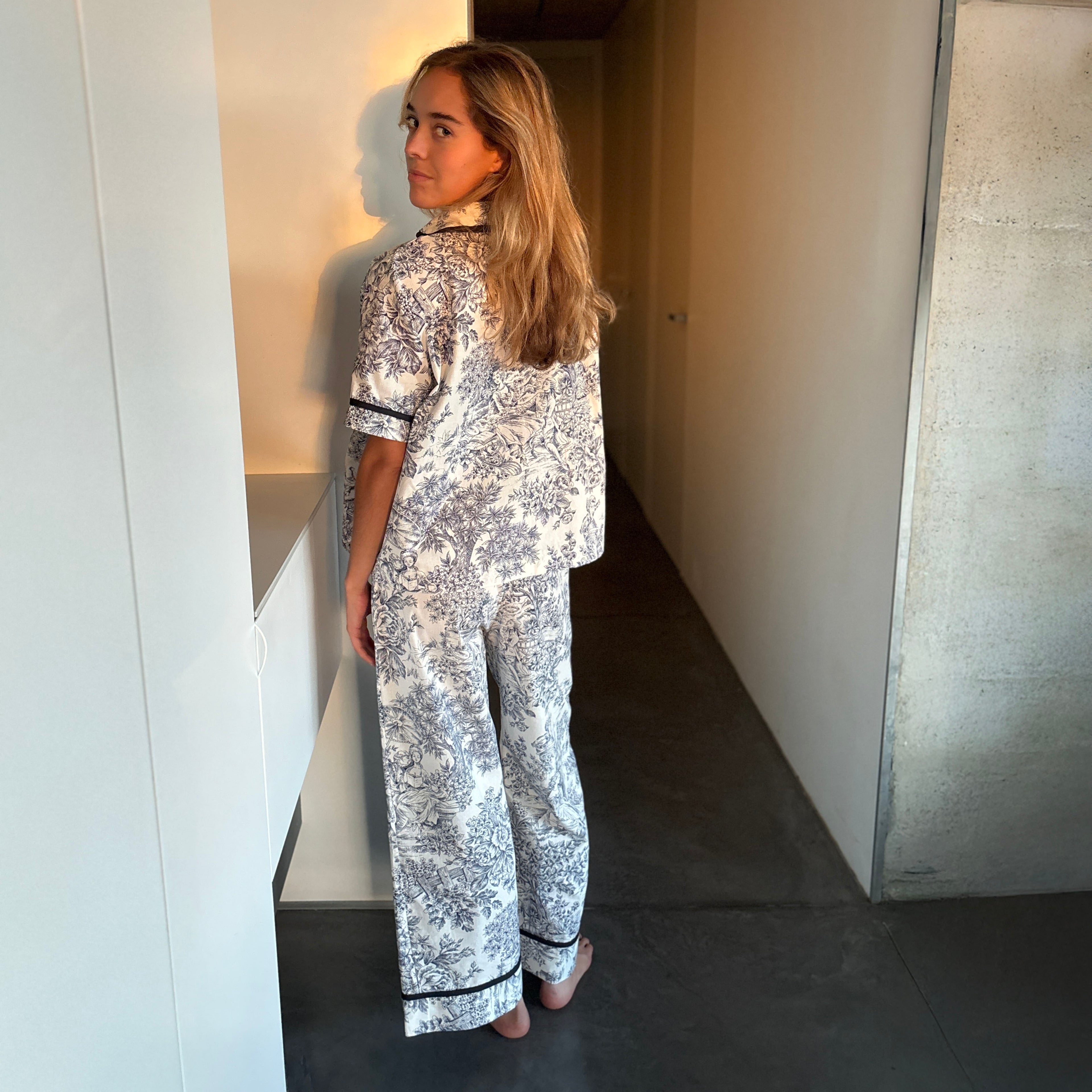 Bas de pyjama Sèvres bleu