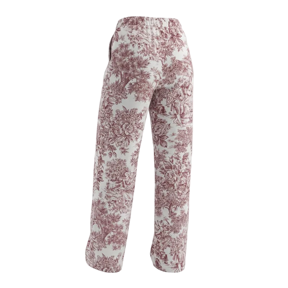 Pantalon Joséphine bordeaux