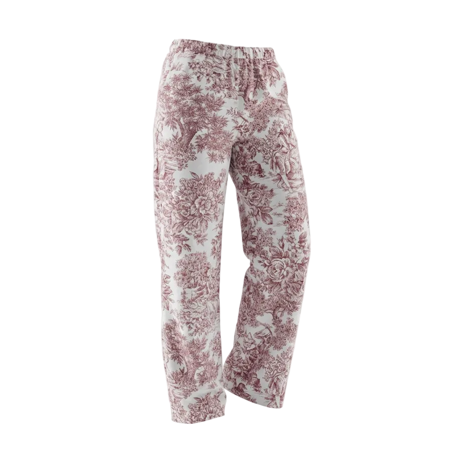 Pantalon Joséphine bordeaux