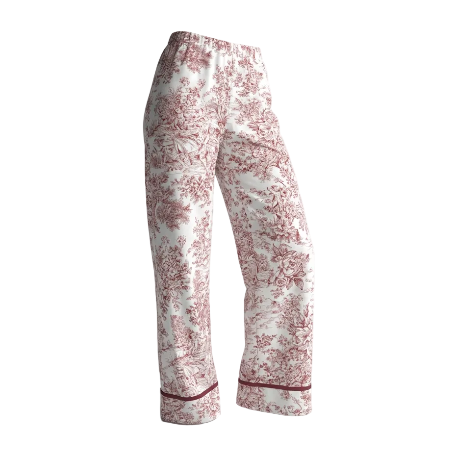 Bas de pyjama Sèvres Bordeaux