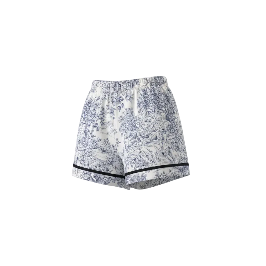 Short de pyjama Trianon Bleu