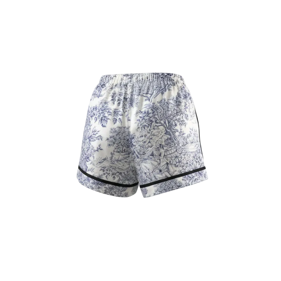 Short de pyjama Trianon Bleu