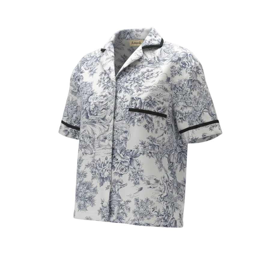 Haut de pyjama Triannon Bleu