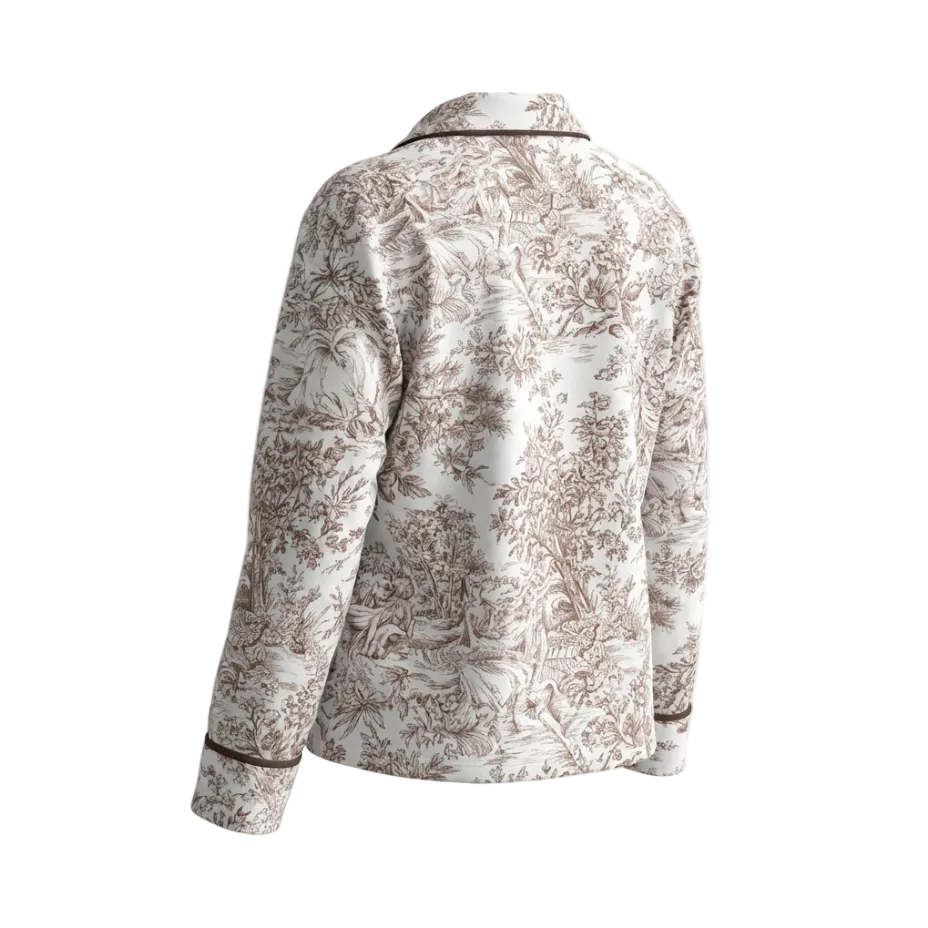 Sèvres Brown Pyjama Top