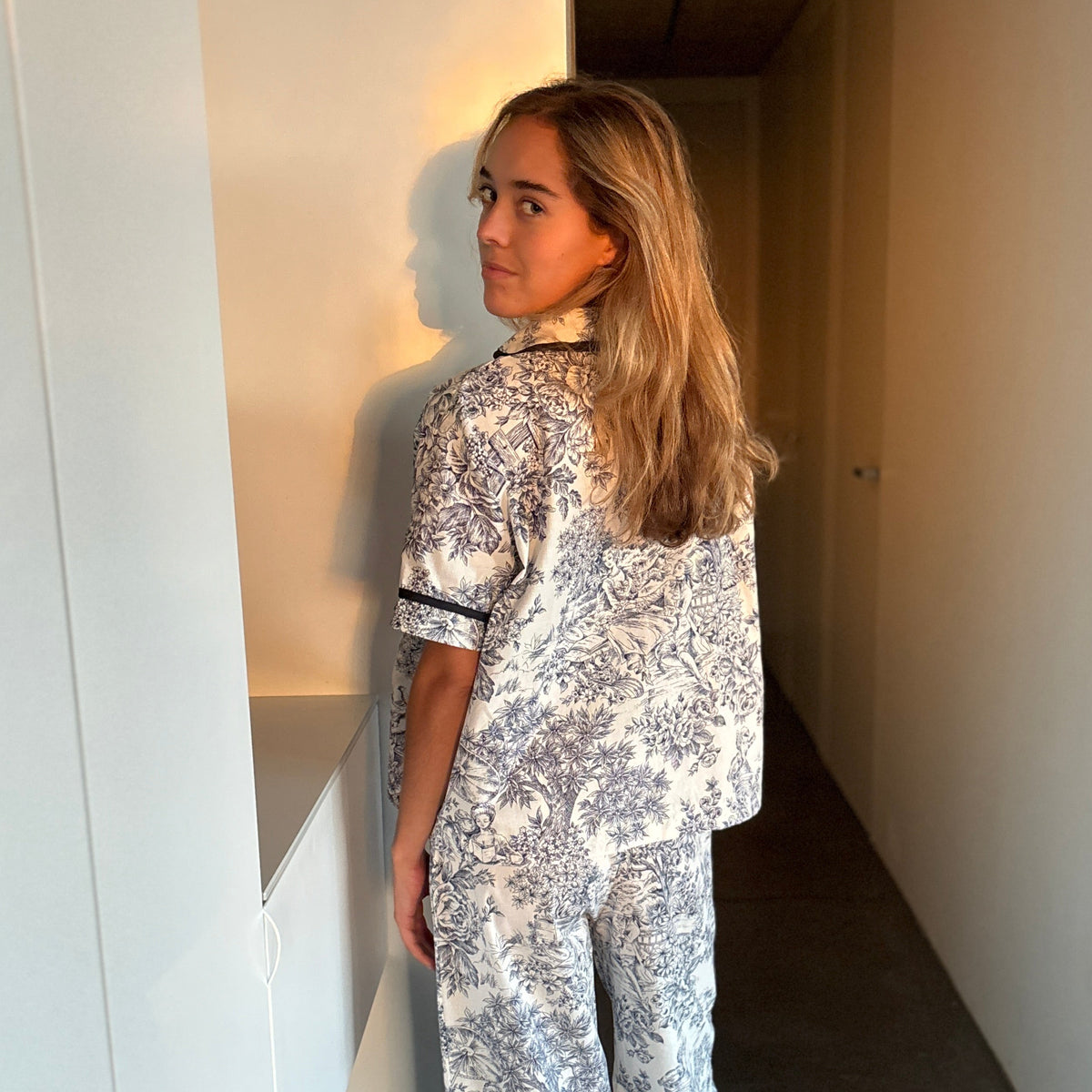 Haut de pyjama Trianon Bleu