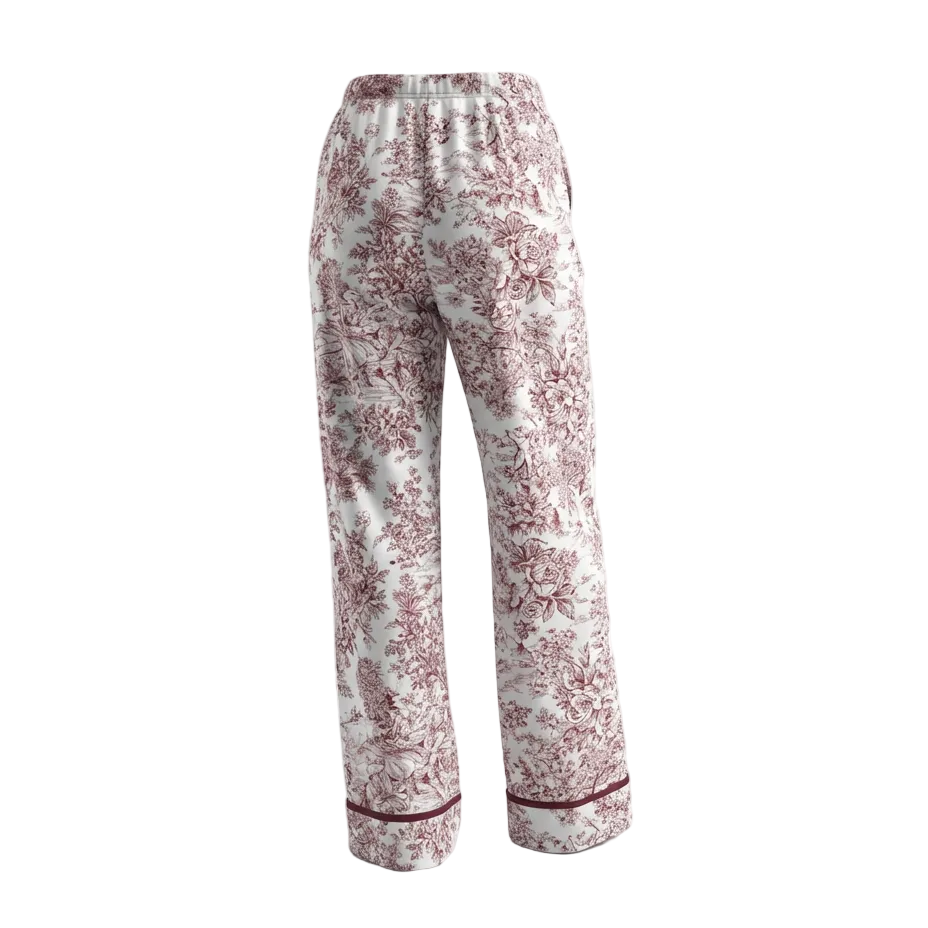 Bas de pyjama Sèvres Bordeaux