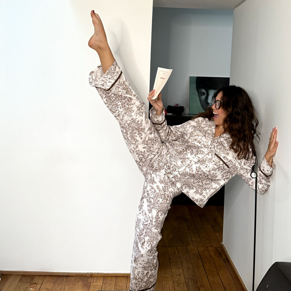 Haut de pyjama Sèvres Marron