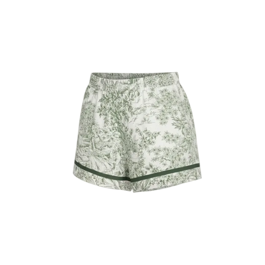 Trianon Green Pyjama Shorts